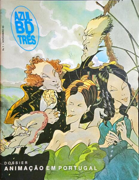 AZUL BD TRÊS N.º 1, NOVEMBRO 1993.