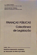 FINANÇAS PÚBLICAS, COLECTÂNEA DE LEGISLAÇÃO.