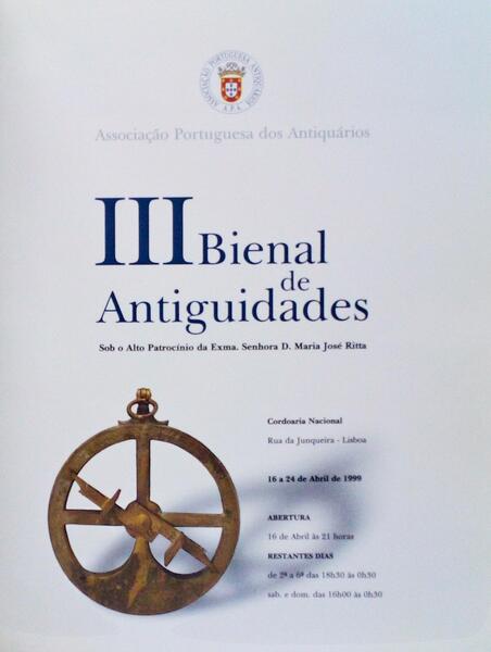 TERCEIRA BIENAL DE ANTIGUIDADES.