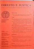 DIREITO E JUSTIÇA, REVISTA DA FACULDADE DE DIREITO DA UNIVERSIDADE CATÓLICA PORTUGUESA, VOLUME XIII - 1999. [TOMO 3]