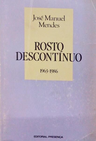 ROSTO DESCONTÃ?NUO, 1963-1986.