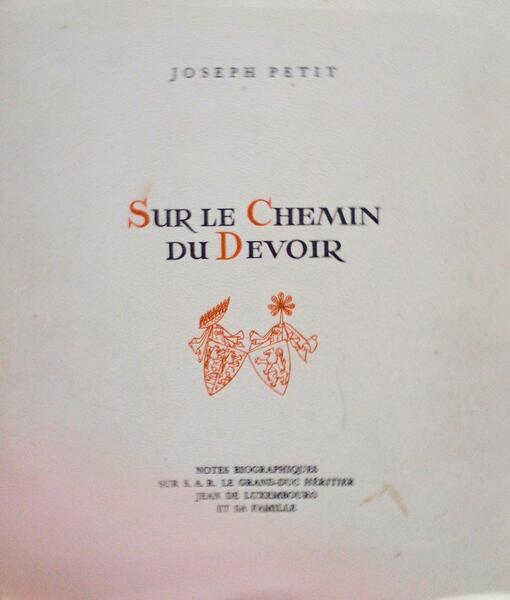 SUR LE CHEMIN DU DEVOIR.