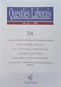 QUESTÕES LABORAIS, N.º 24, ANO XI, 2004.
