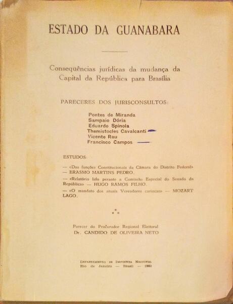 ESTADO DA GUANABARA.