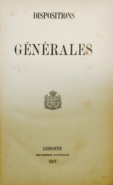 DISPOSITIONS GÉNÉRALES.