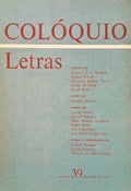 COLÓQUIO LETRAS, N.º 39, SETEMBRO 1977.