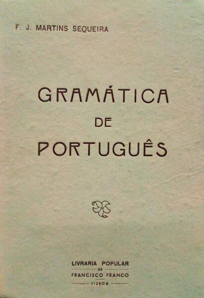 GRAMÁTICA DE PORTUGUÊS.