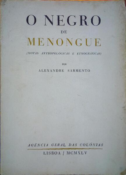 O NEGRO DE MENONGUE.