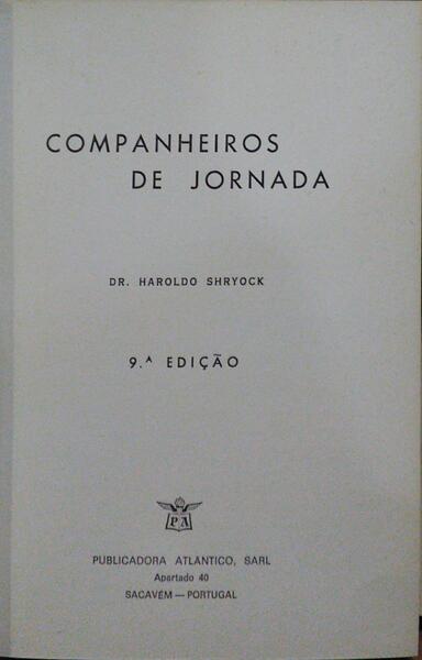 COMPANHEIROS DE JORNADA.