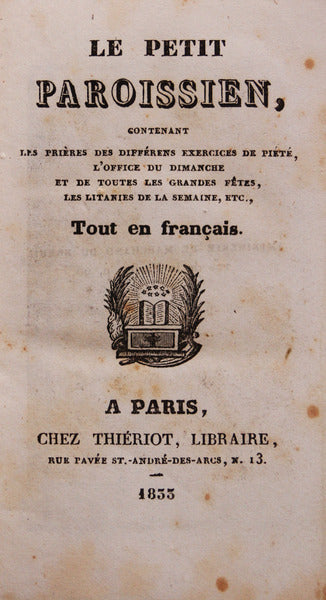 LE PETIT PAROISSIEN.
