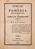 LEMERCIER. (Adriano) ULTIMOS DIAS DE POMPEIA. [2 VOLUMES].