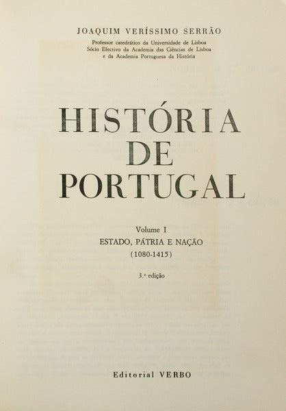 HISTÃ“RIA DE PORTUGAL. [12 VOLUMES, 1080-1926]