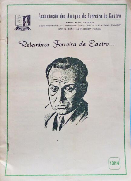 RELEMBRAR FERREIRA DE CASTRO... N.º 13 E 14 - 1983.