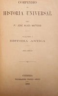 COMPENDIO DE HISTORIA UNIVERSAL. [VOLUMES I E II].