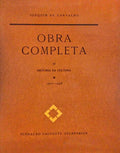 OBRA COMPLETA, HISTÓRIA DA CULTURA, 1922-1948.