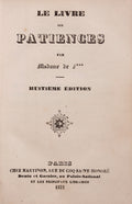 LIVRE (LE) DES PATIENCES.