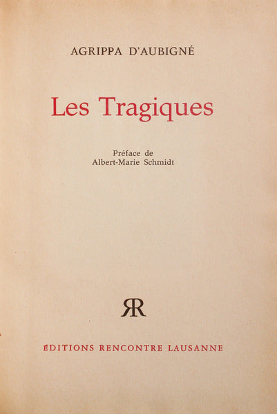 LES TRAGIQUES.