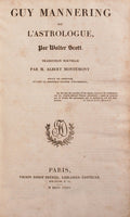 GUY MANNERING OU L'ASTROLOGUE. [2 OBRAS]