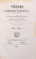 VÊPRES ET COMPLIES LYRIQUES, SELON LE RIT ROMAIN.
