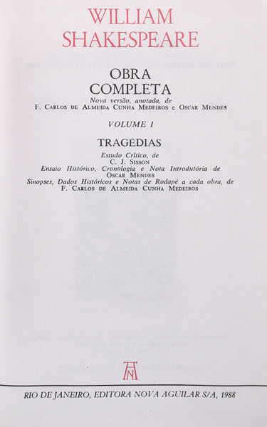 OBRA COMPLETA. [3 VOLUMES]