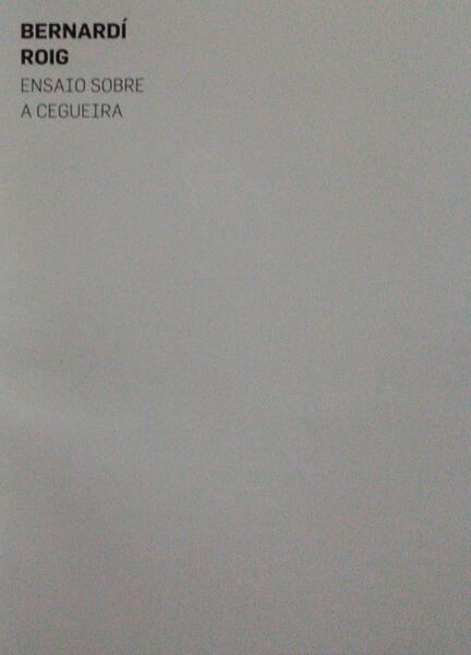 BERNARDÃ? ROIG - ENSAIO SOBRE A CEGUEIRA.