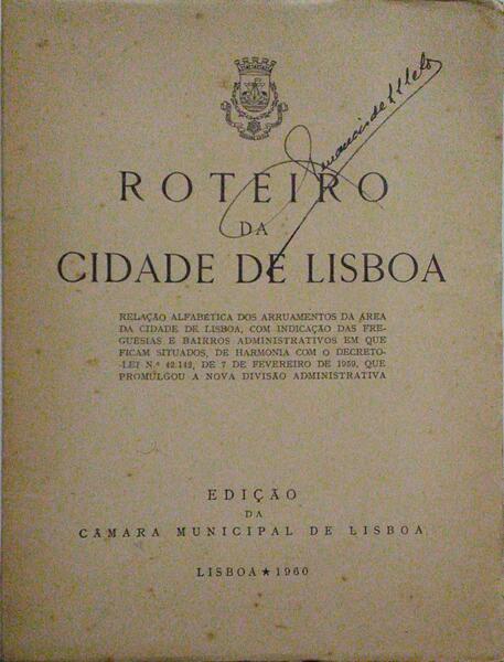 ROTEIRO DA CIDADE DE LISBOA.