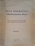 BULA DOGMATICA, MUNIFICENTISSIMUS DEUS.