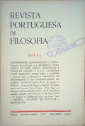 REVISTA PORTUGUESA DE FILOSOFIA, HEGEL, TOMO XXXIII, FASC. 1, 1977.