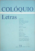 COLÓQUIO LETRAS, N.º 33, SETEMBRO 1976.