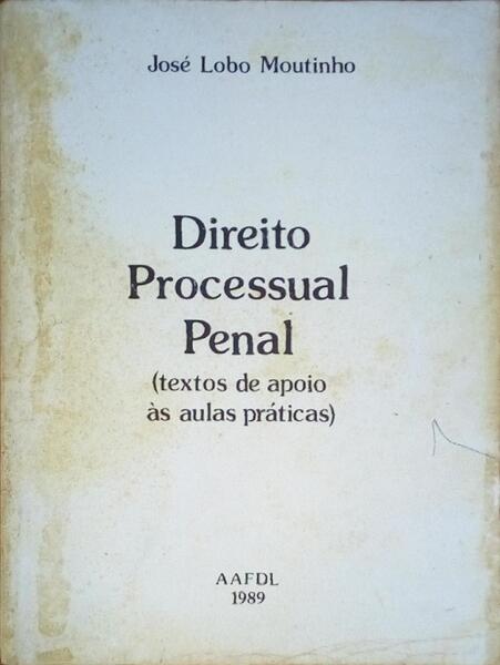 DIREITO PROCESSUAL PENAL.