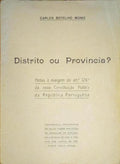 DISTRITO OU PROVINCIA? NOTAS À MARGEM DO ART.º 124.º DA NOVA CONSTITUIÇÃO POLÃ?TICA DA REPÚBLICA PORTUGUÊSA.