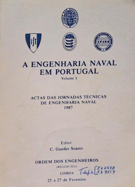 ENGENHARIA (A) NAVAL EM PORTUGAL. [2 VOLS.]