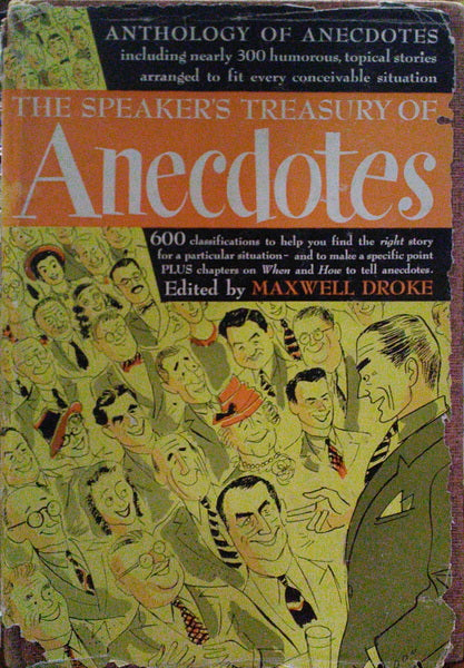 THE SPEAKER'S TREASURY OF ANECDOTES.