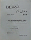 BEIRA ALTA,VOL. XXXIX,  FASCÍCULOS 3-4, 3.º-4.º TRIMESTRE 1980.