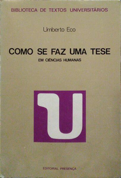 COMO SE FAZ UMA TESE EM CIÊNCIAS HUMANAS.