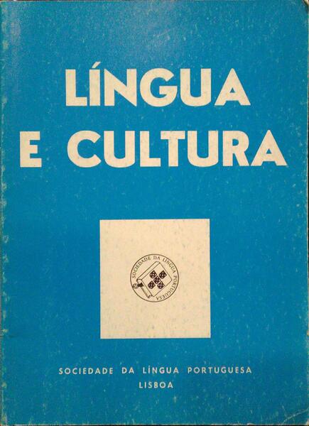 LÃ?NGUA E CULTURA,  N.ᵒˢ 1/2, 1996.
