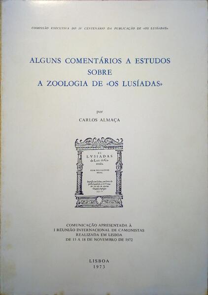 ALGUNS COMENTÃRIOS A ESTUDOS SOBRE A ZOOLOGIA DE Â«OS LUSÃADASÂ».