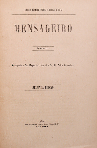 MENSAGEIRO. [2Âª EDIÃ‡ÃƒO]
