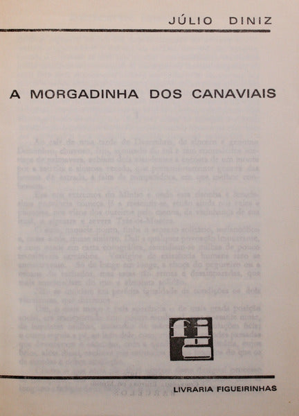 A MORGADINHA DOS CANAVIAIS. [ED. 1979]