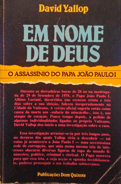 EM NOME DE DEUS. [1.ª EDIÇÃO]