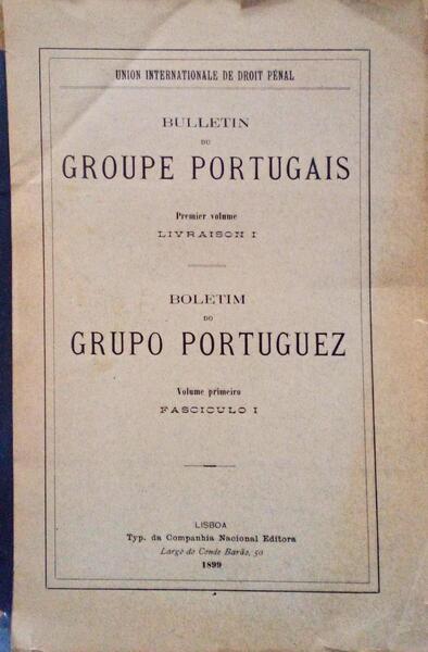 BULLETIN DU GROUPE PORTUGAIS. BOLETIM DO GRUPO PORTUGUEZ.