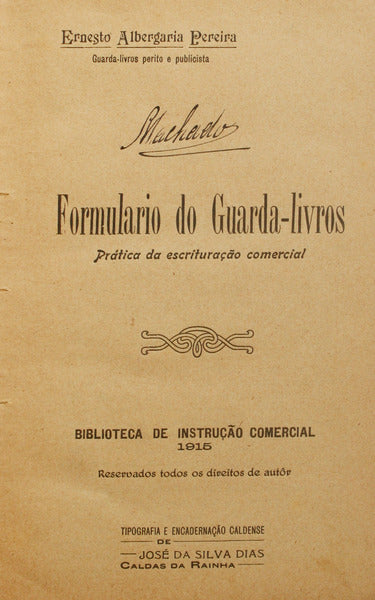 FORMULARIO DO GUARDA-LIVROS.