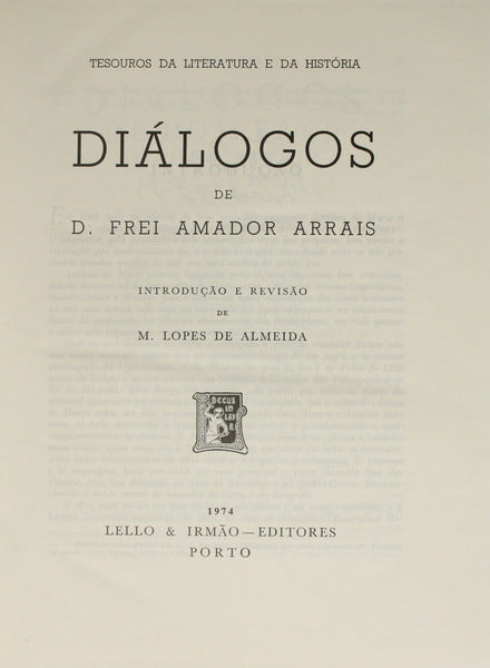 ARRAIS. (Frei Amador) DIÁLOGOS.