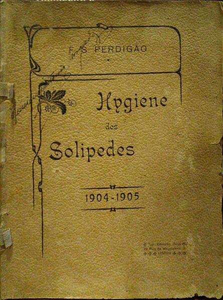 SILVA PERDIGÃO. (Francisco da) DISSERTAÇÃO INAUGURAL DE MEDICINA VETERINARIA SOBRE HYGIENE DOS SOLIPEDES.