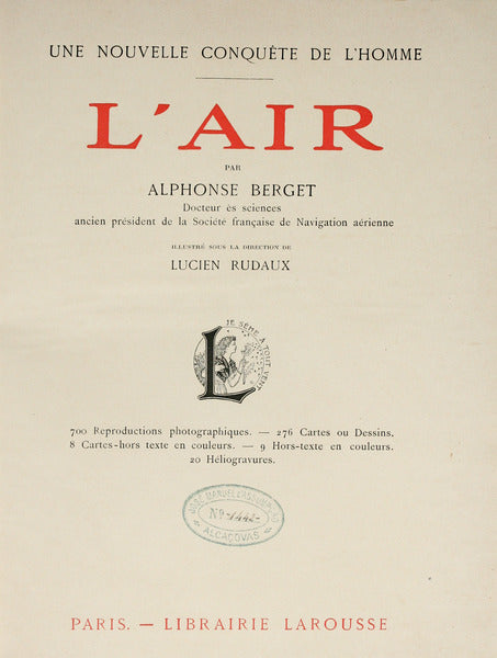 BERGET. (Alphonse) L'AIR.