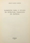 ELEMENTOS PARA O ESTUDO DA ESTRUTURA FINANCEIRA DA EMPRESA.