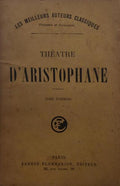 THÉATRE D'ARISTOPHANE. [2 VOLUMES]