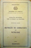 INSTRUÇÃO DO COMBATENTE, PATRULHAS. [1961]