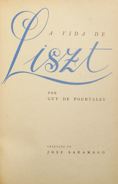 A VIDA DE LISZT.