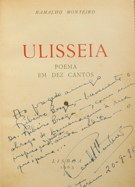 MONTEIRO. (Ramalho) ULISSEIA.
